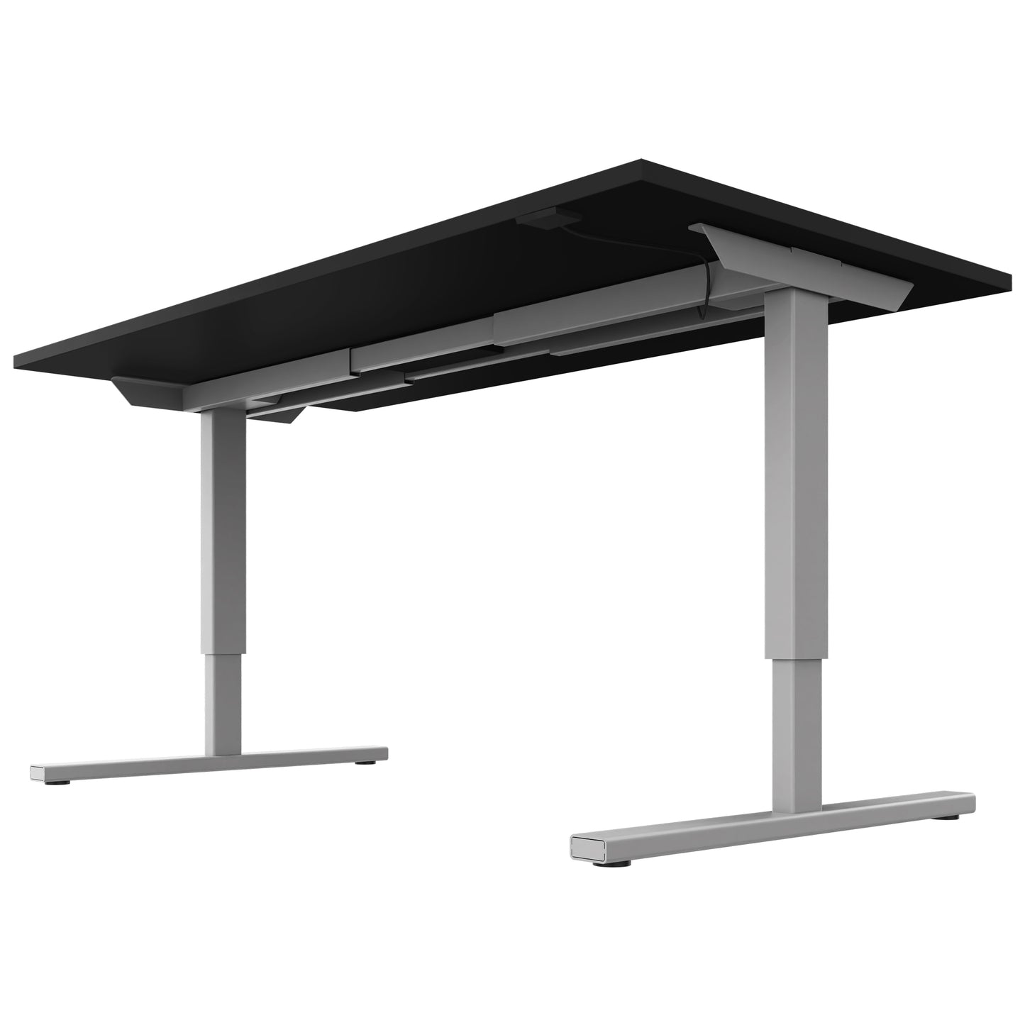 EASY 2-motor desk | 1200 - 1800 mm, electrically height adjustable, black