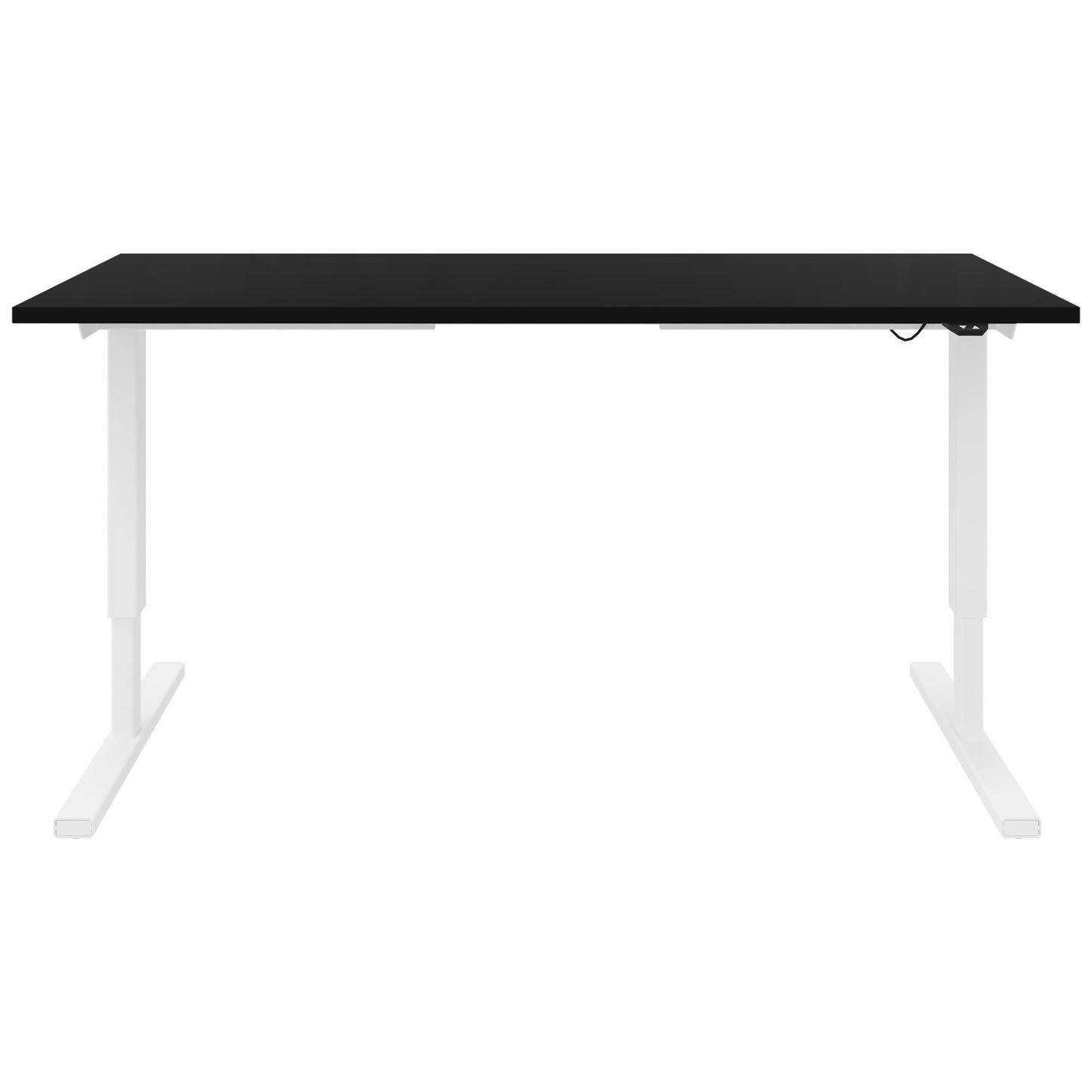 EASY 2-motor desk | 1200 - 1800 mm, electrically height adjustable, black