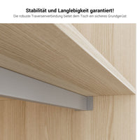 CANTO Empfangstheke | 2000 - 2400 mm, LED Beleuchtung wählbar, Beige