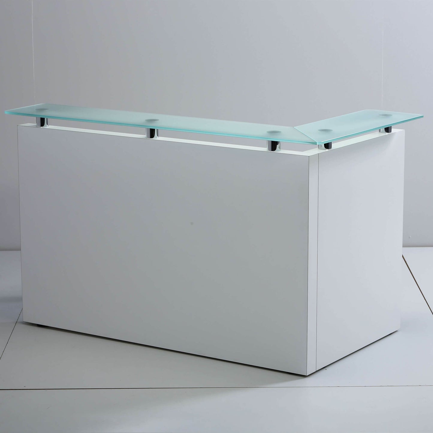 eMel - SEVILLA reception desk | Corner counter, 2100 x 1790 mm