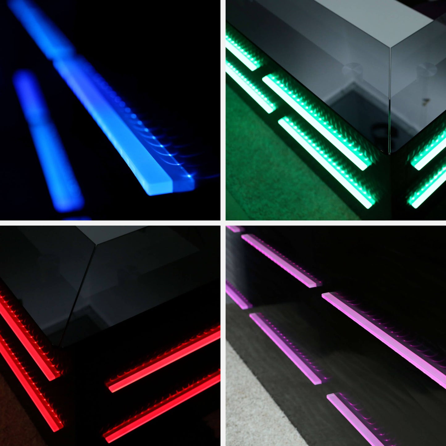 eMel - MURCIA reception desk | LED lighting, 1600 x 890 mm