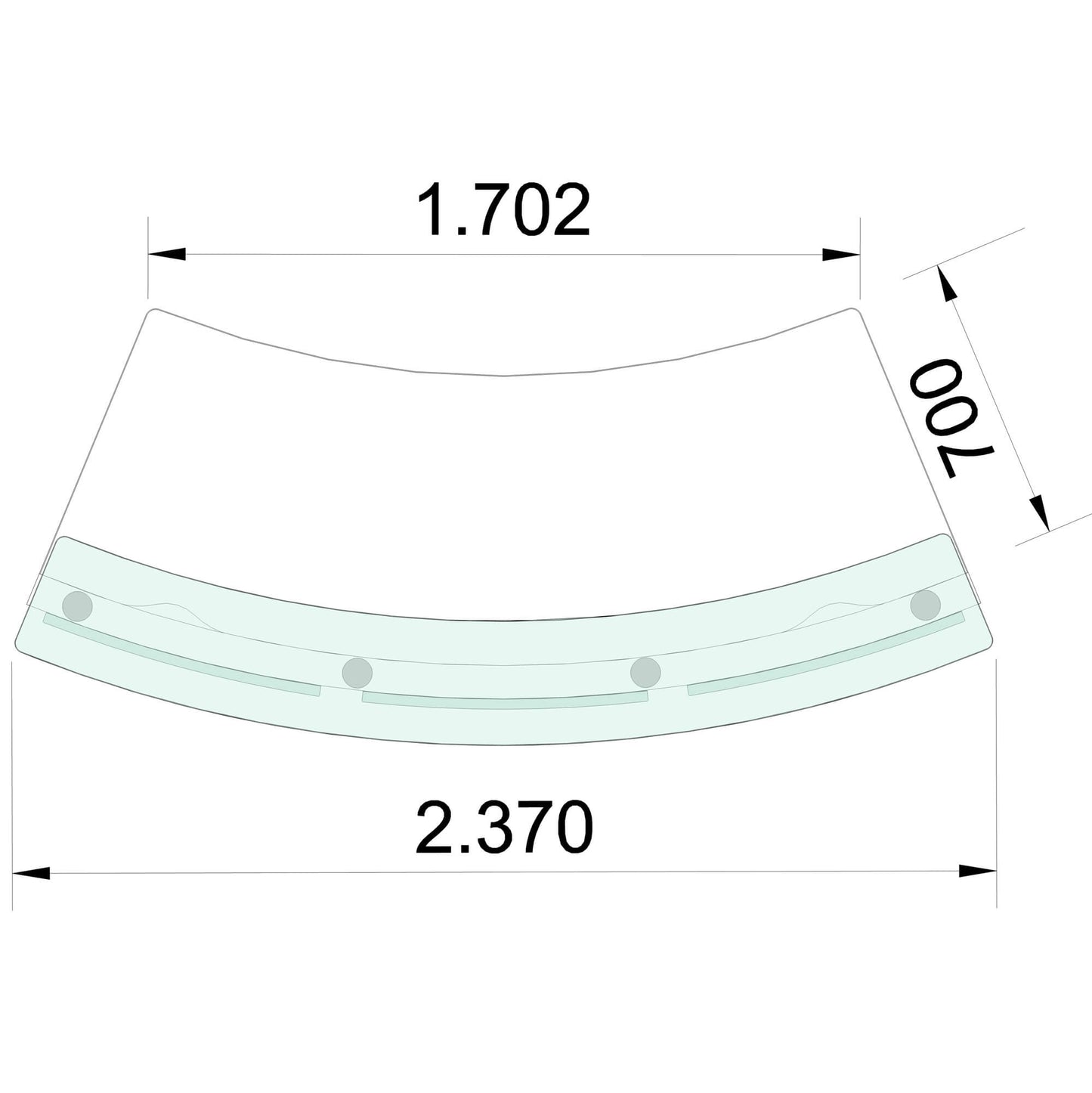 EMEL - CADID RECEPTION COMPTENDRE | Éclairage rond, LED, 2370 x 1702 mm