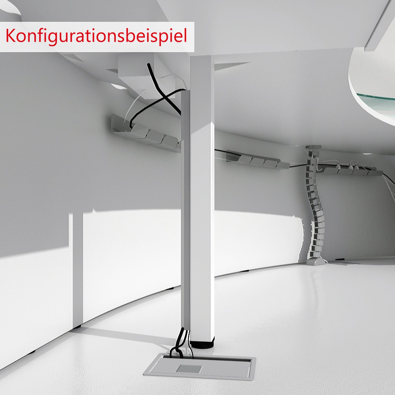 EMEL - CADID RECEPTION COMPTENDRE | Éclairage rond, LED, 2370 x 1702 mm