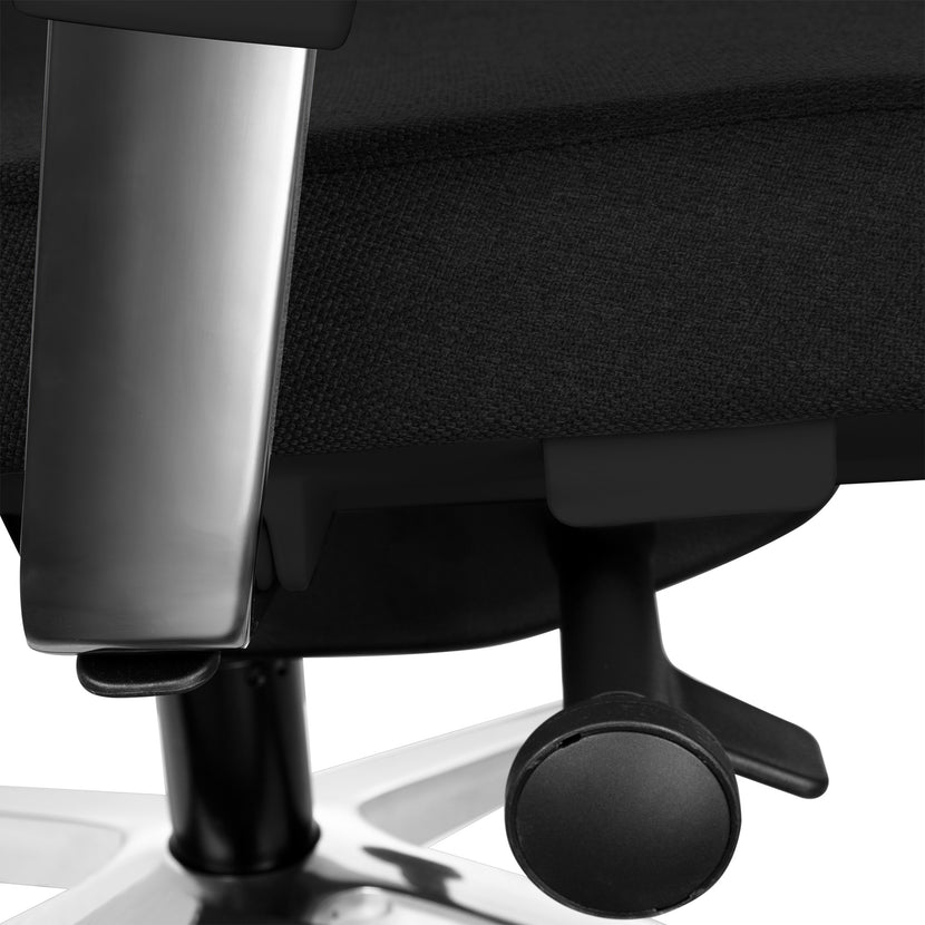 FILO-B 2.0 office swivel chair | Lumbar vertebrae lordosis, network back, black