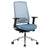 FILO-B 2.0 sedia girevole per ufficio | Lombari Vertebrae Lordosi, rete di rete, blu