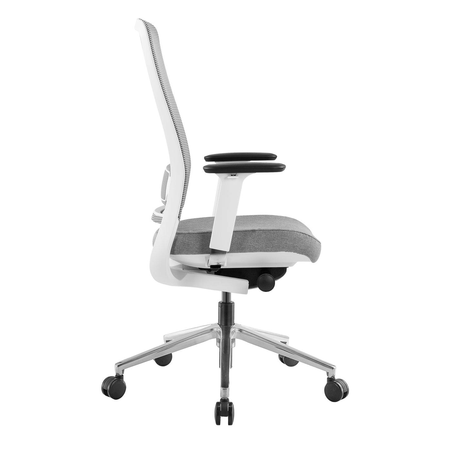 FILO-B 2.0 Chaise pivotante de bureau | Lordose des vertèbres lombaires, dos du réseau, gris