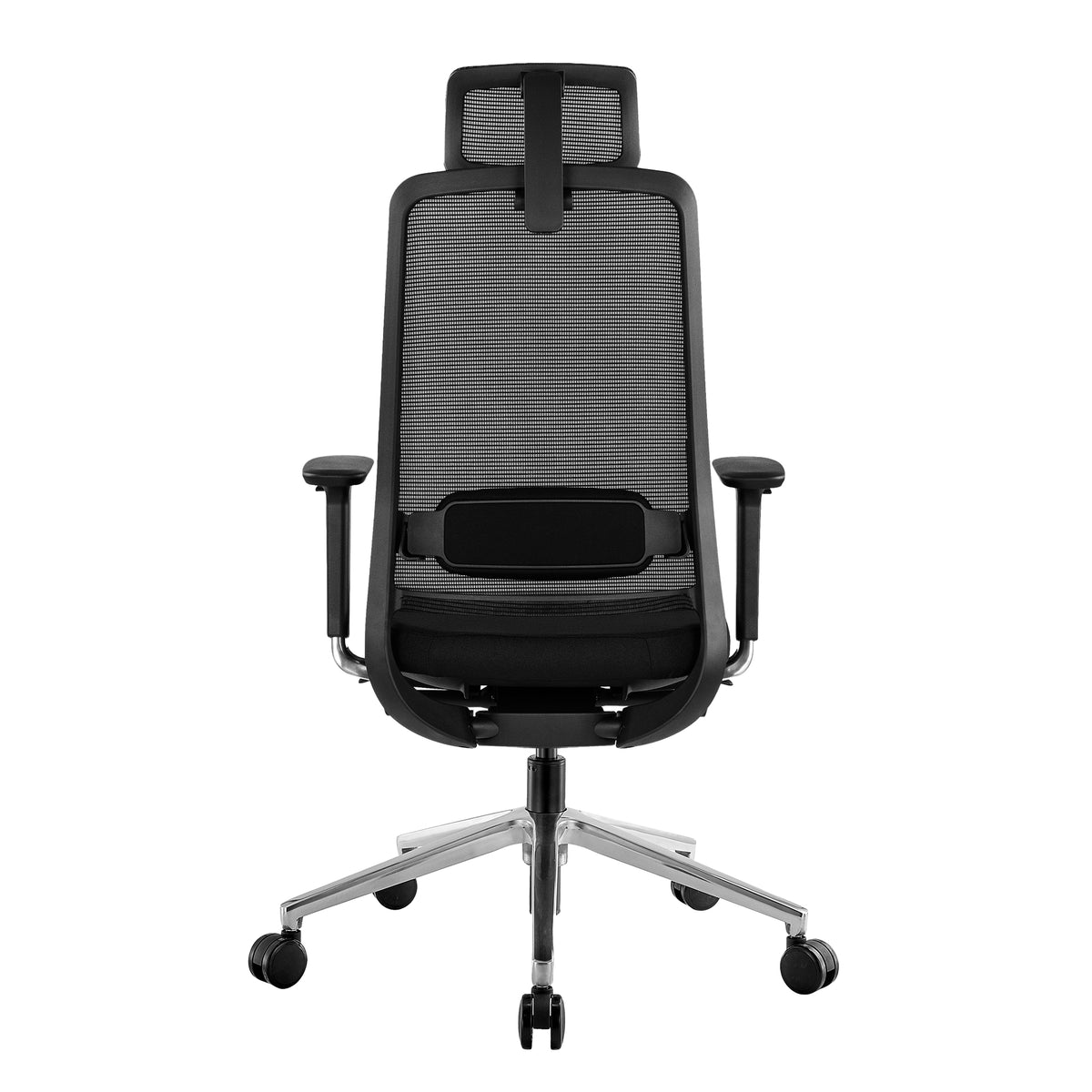 FILO 2.0 Bürodrehstuhl | Premium-Drehstuhl, Lordosenstütze, Netzrücken, 4D-Armlehnen, Schwarz - 5 Lightbox Main Image