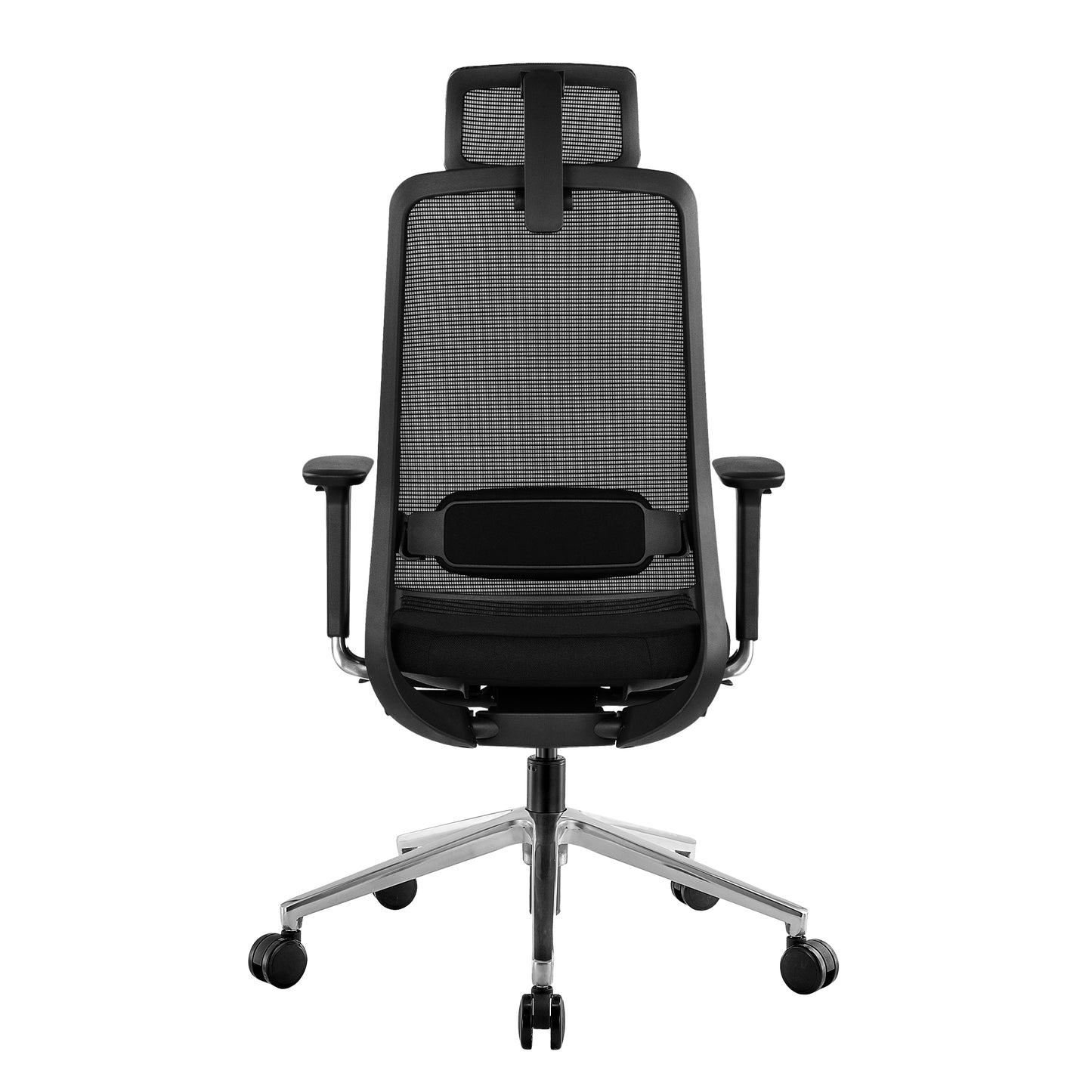 FILO 2.0 Bürodrehstuhl | Premium-Drehstuhl, Lordosenstütze, Netzrücken, 4D-Armlehnen, Schwarz