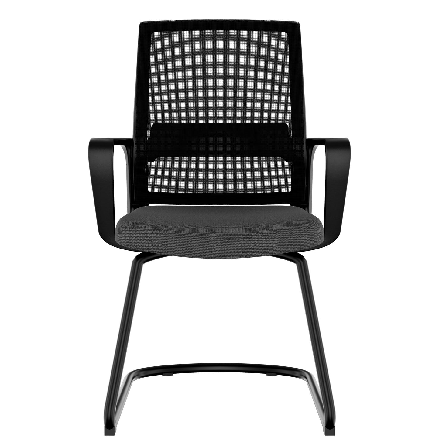 Modern Meet Freischwinger | With a solid lordosis support, black