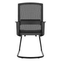 Modern Meet Freischwinger | With a solid lordosis support, black