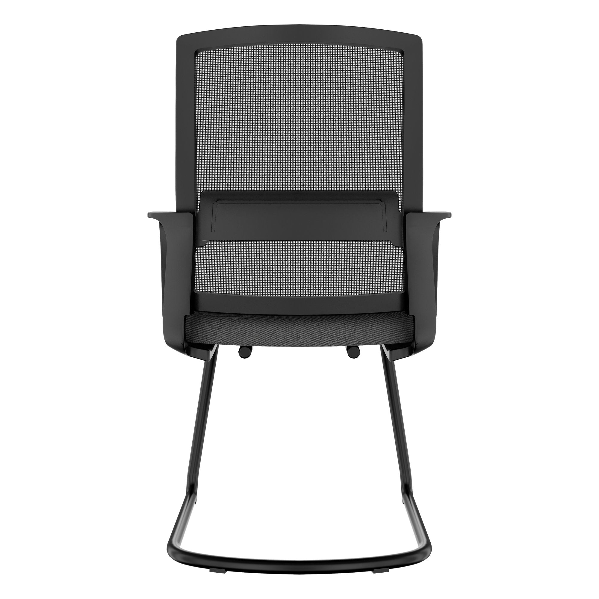 Modern Meet Freischwinger | With a solid lordosis support, black