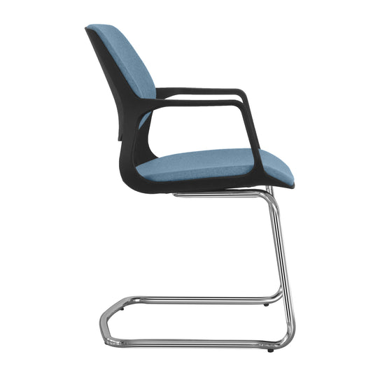 FILO-C cantilever chair | Armrests, stackable, blue