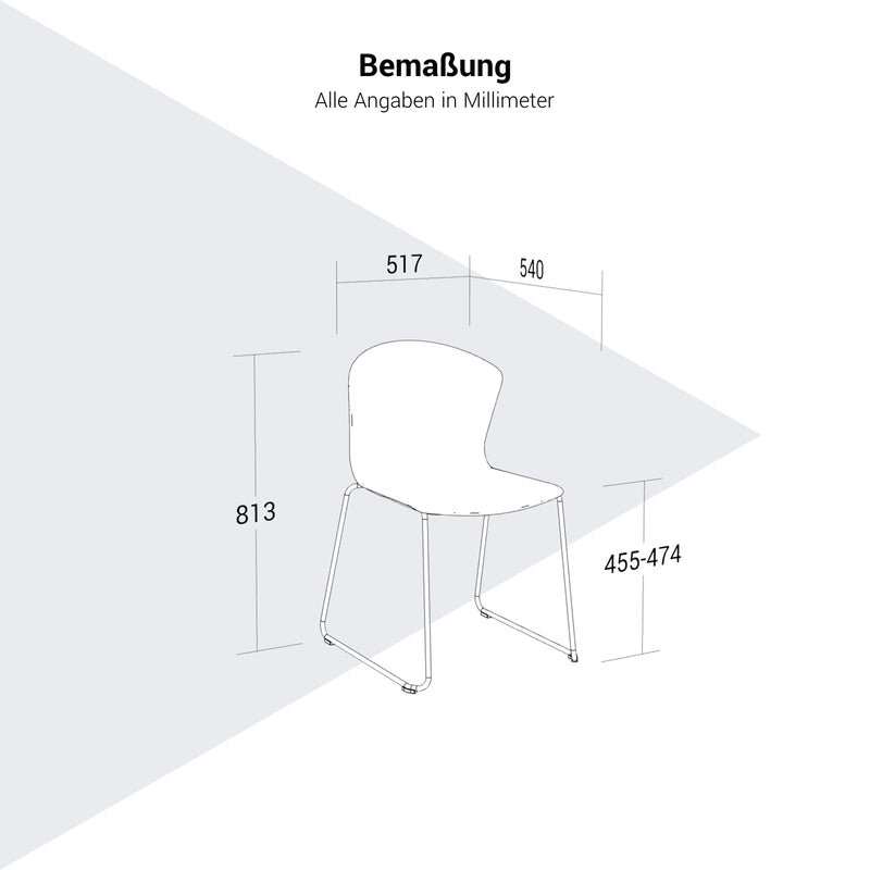 FLEX ATTACK Besucherstuhl | Kufengestell, mit oder ohne Polsterung - 39 Main Image