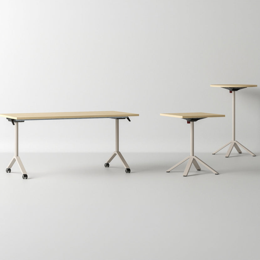 FLIPTOP Bistrotisch | 600-800 mm, klappbar, rund oder rechteckig
