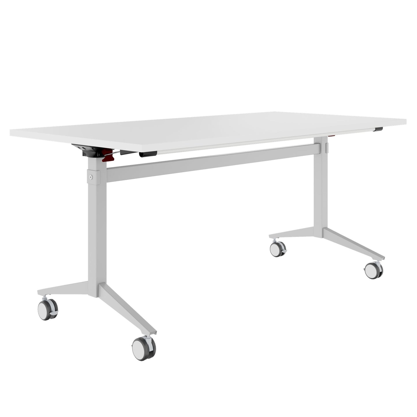 FOTA Klapptisch | 1600 x 800 mm, Rollbar, Klappbar, Weiß