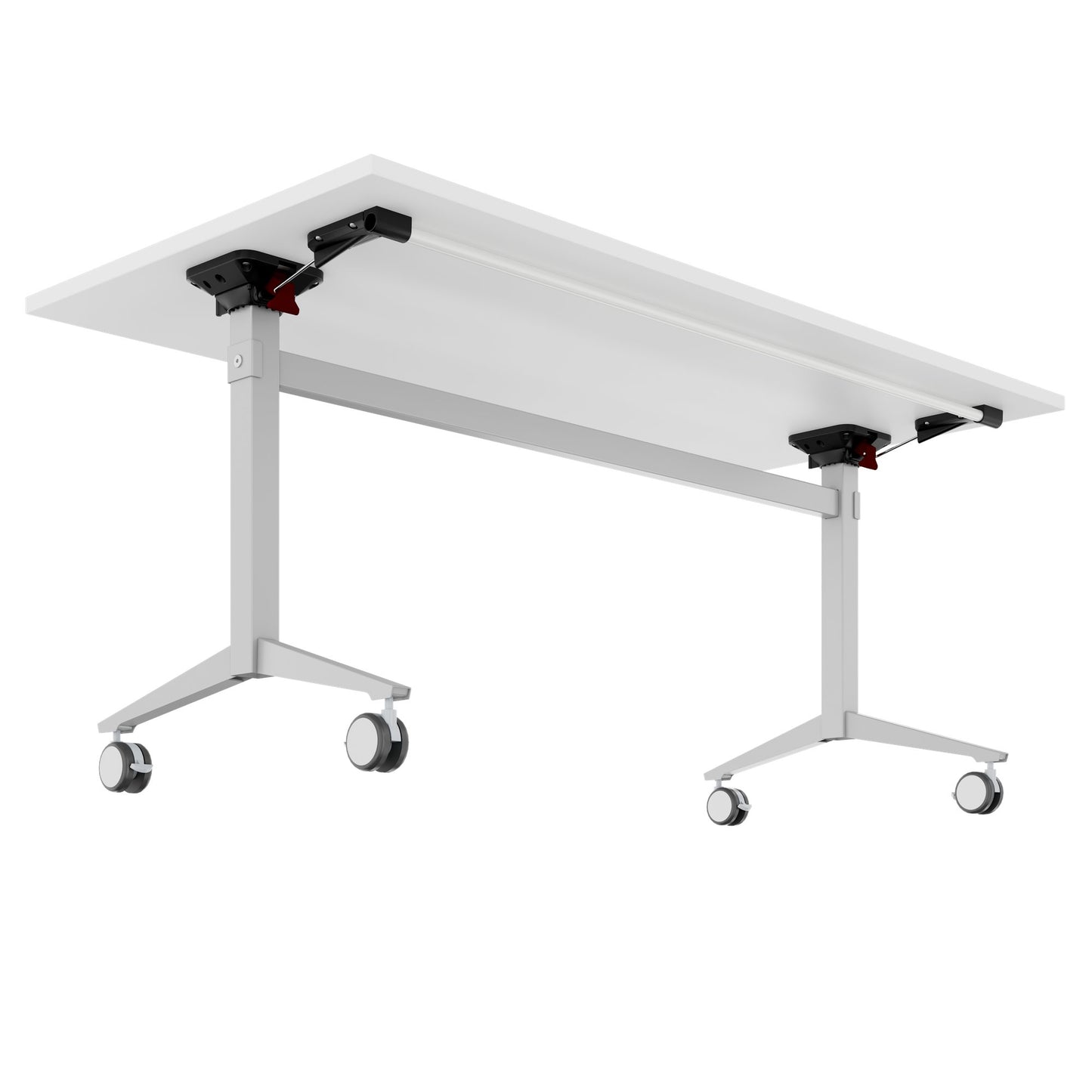 FOTA Klapptisch | 1600 x 800 mm, Rollbar, Klappbar, Weiß