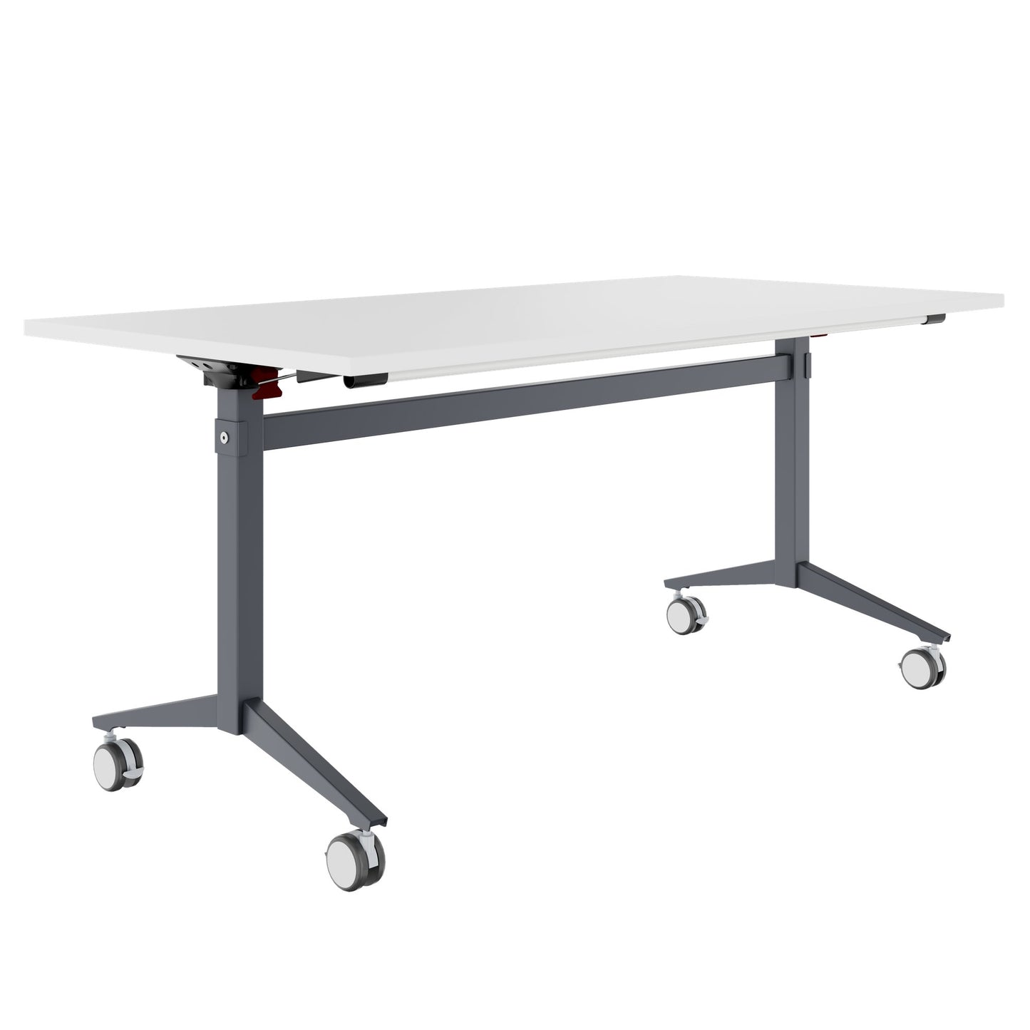 FOTA Klapptisch | 1600 x 800 mm, Rollbar, Klappbar, Weiß