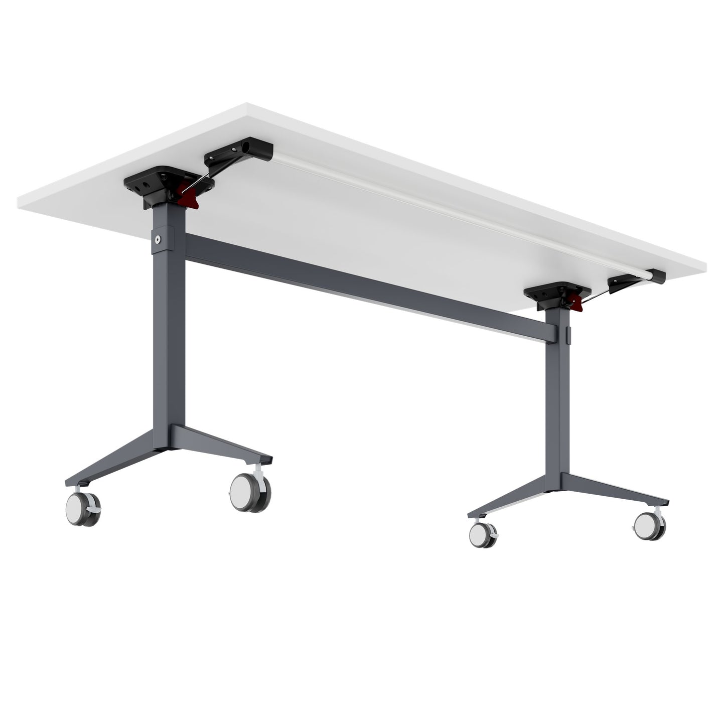 FOTA Klapptisch | 1600 x 800 mm, Rollbar, Klappbar, Weiß