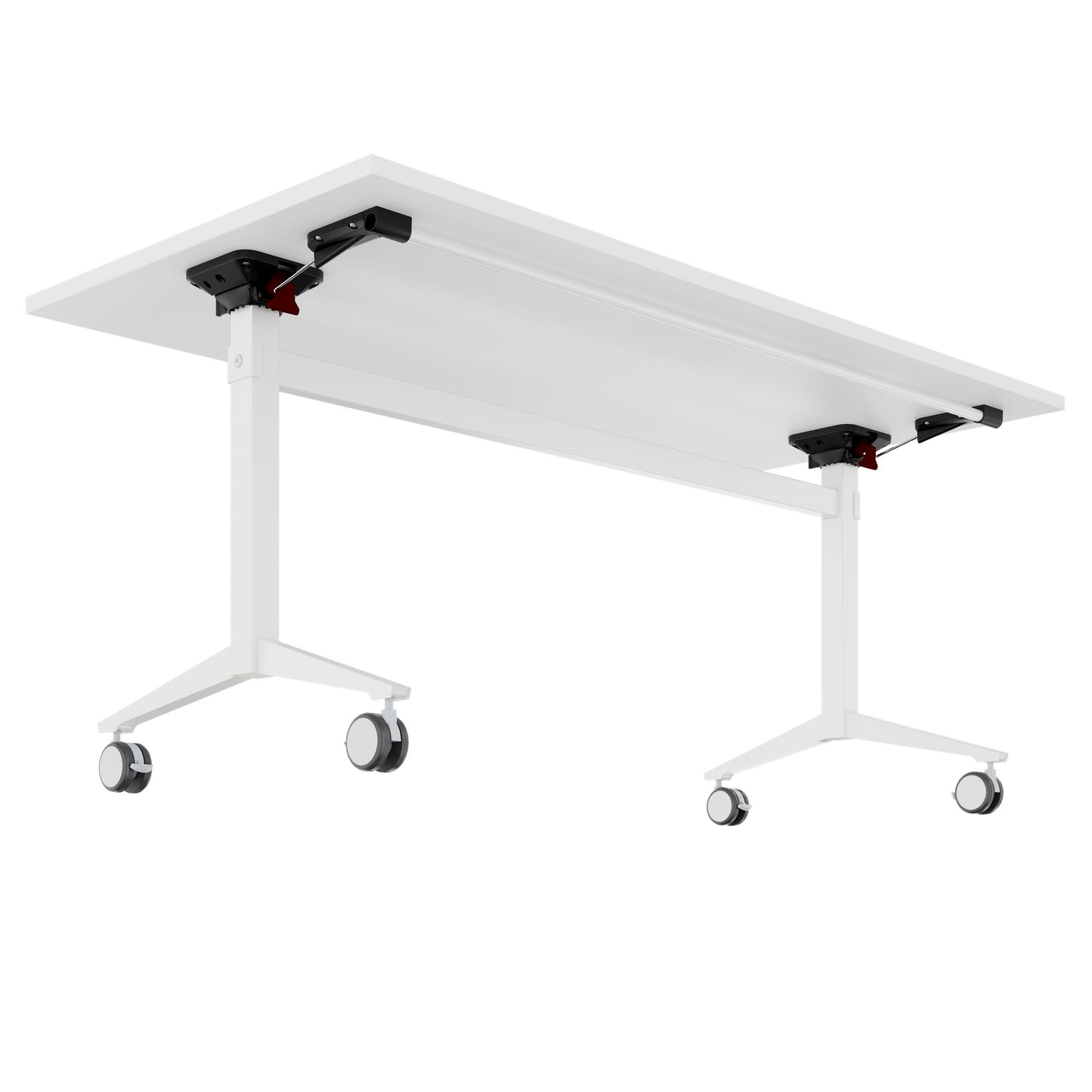 FOTA Klapptisch | 1600 x 800 mm, Rollbar, Klappbar, Weiß