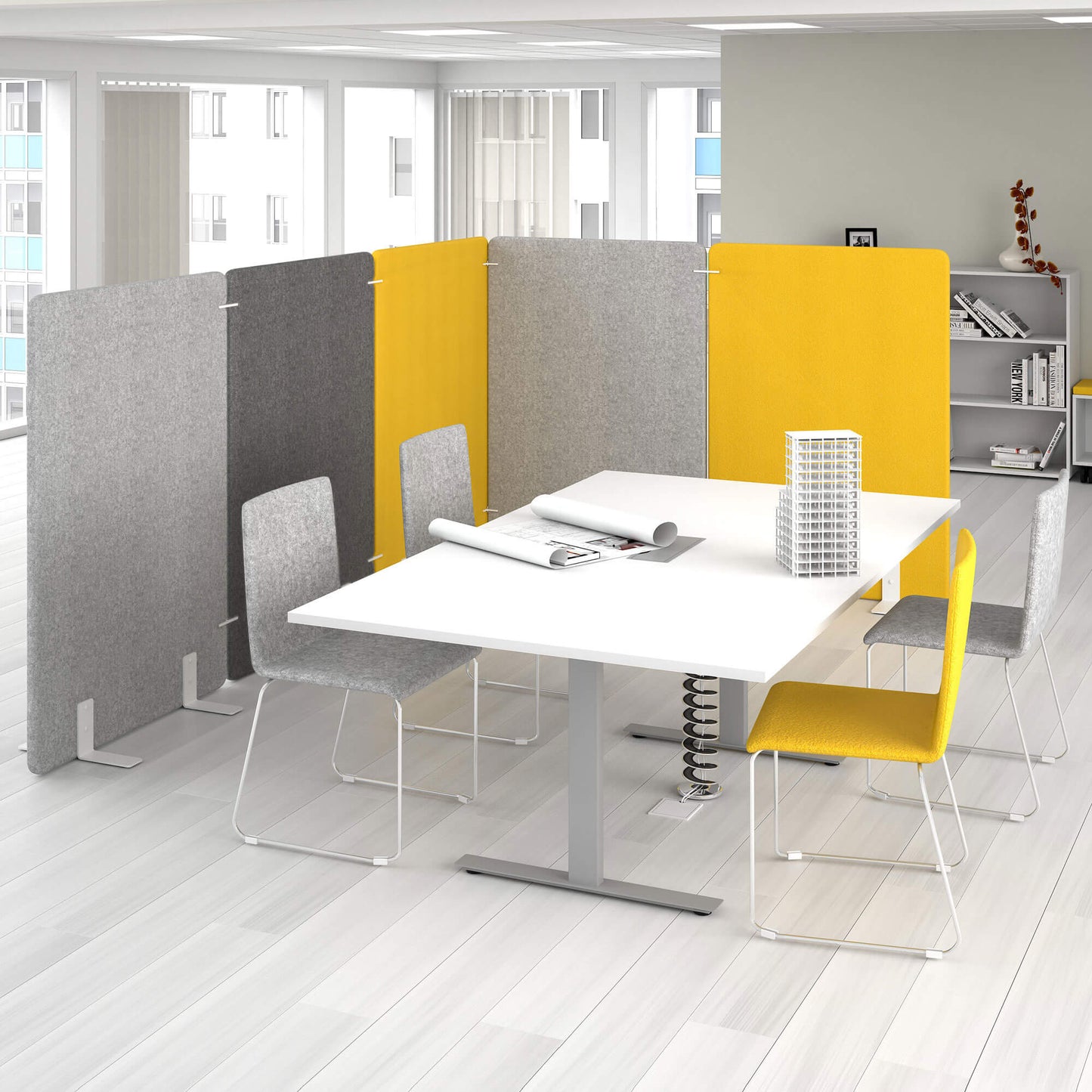 FREE STANDING Akustik-Trennwand