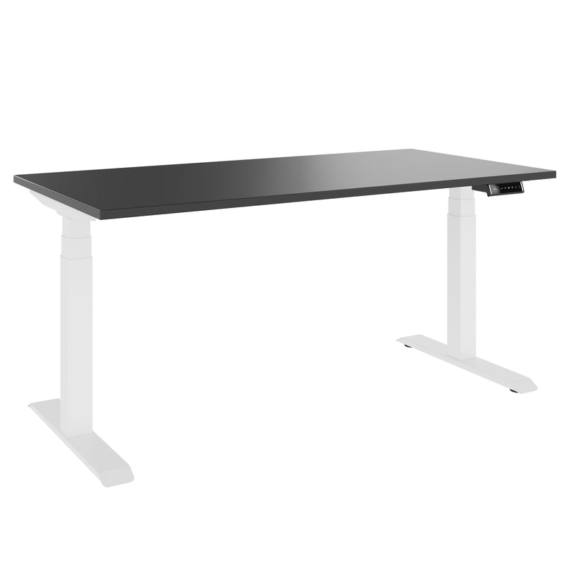 FUSION DUO Set - Complete office for two workstations | Anthracite / White - 3 Main Image