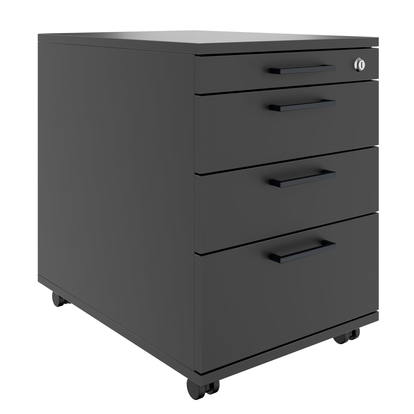 FUSION DUO Set - Komplettbüro für zwei Arbeitsplätze | Anthrazit / Weiß