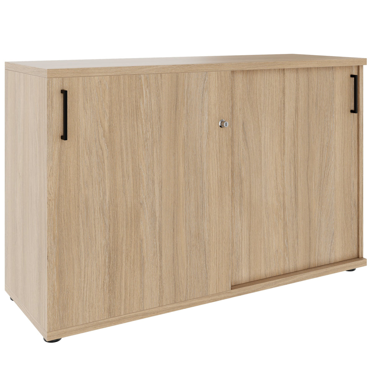 FUSION DUO Set - Complete office for two workstations | Amber oak - 10 Lightbox Main Image