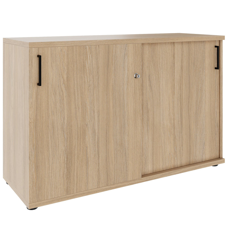 FUSION DUO Set - Complete office for two workstations | Amber oak - 10 Main Image