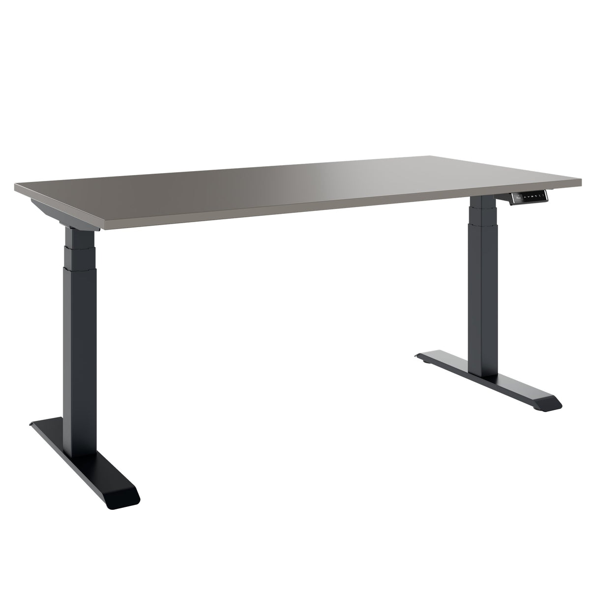 FUSION DUO Set - Komplettbüro für zwei Arbeitsplätze | Cubanitgrau - 3 Lightbox Main Image