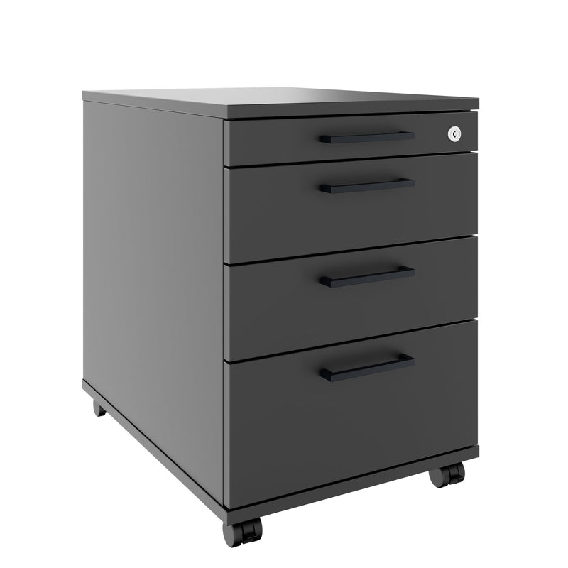 FUSION Set - Das ergonomische Komplettbüro | Anthrazit / Weiß - 4 Main Image