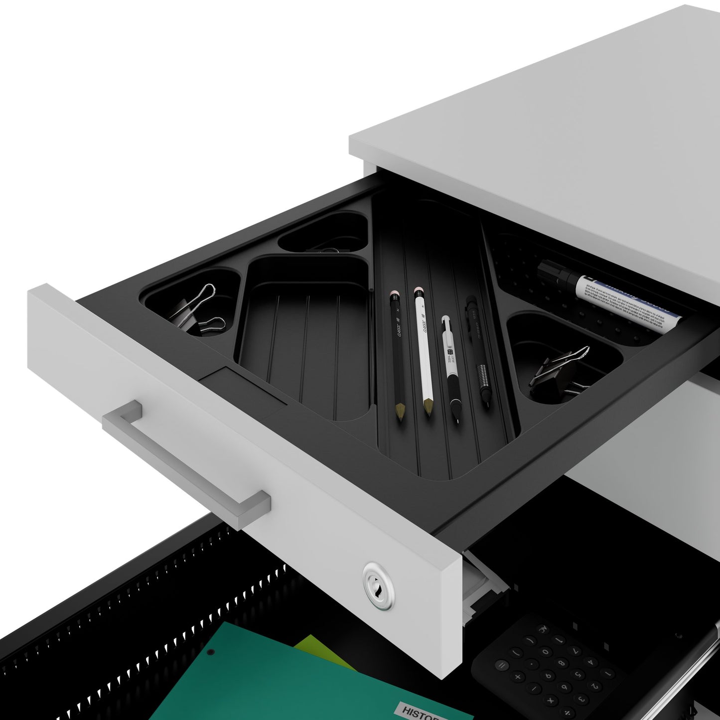 FUSION Set - The ergonomic complete office | Pearl gray