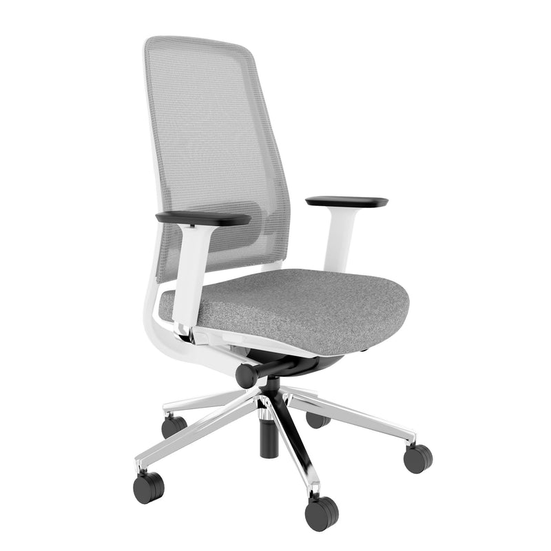 FUSION Set - Das ergonomische Komplettbüro | Weiß - 2 Main Image