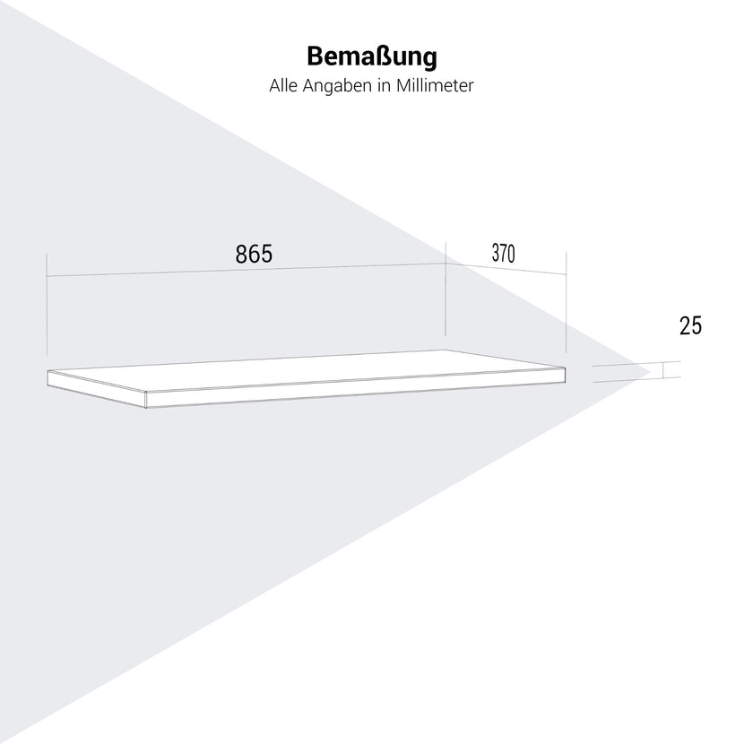 UNI Fachboden | Schrankbreite: 1000 mm, 1 Stück, Schwarz