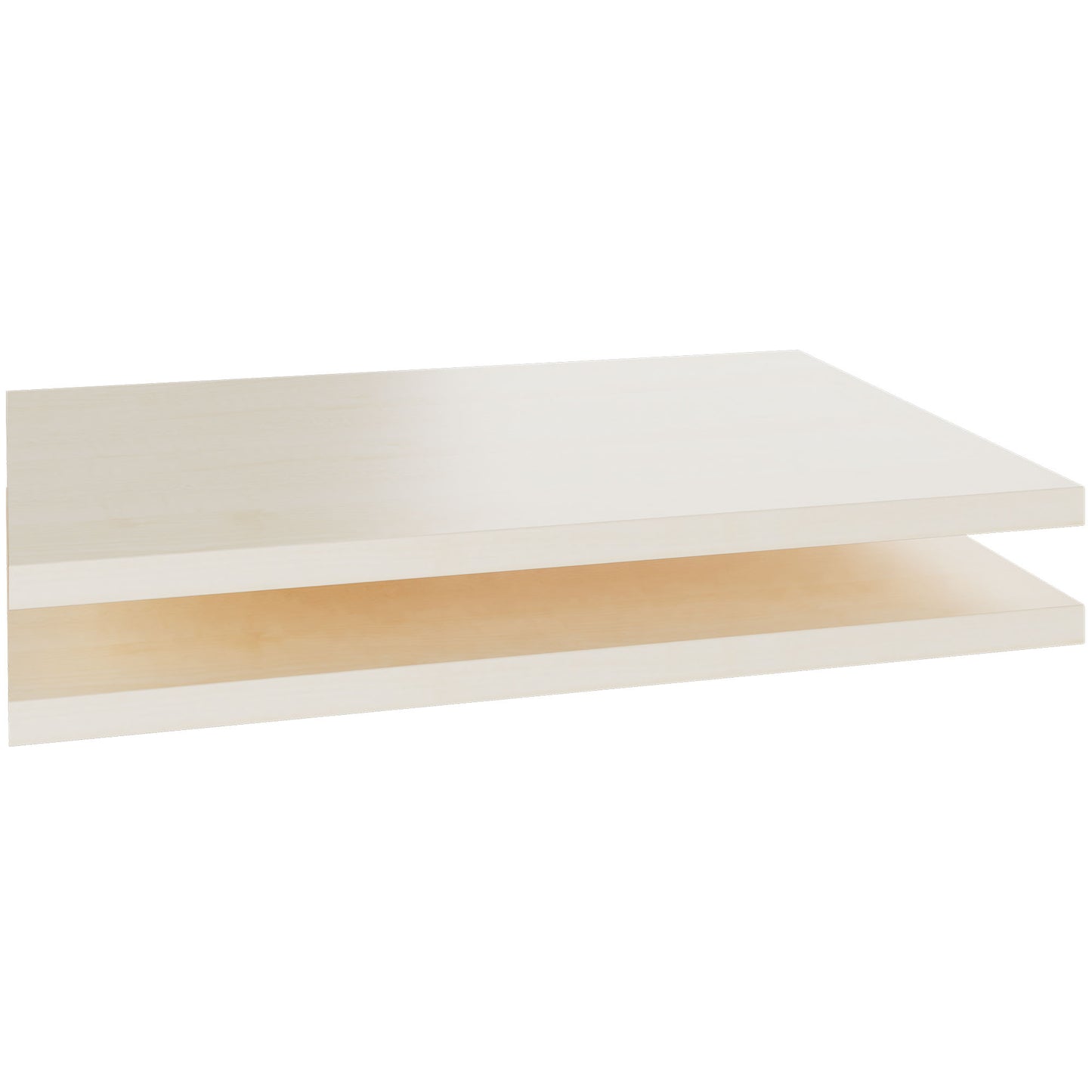 UNI Plancher du sujet pour les portes coulissantes Largeur de l'armoire de cabine: 1000 mm, 2 pièces, érable
