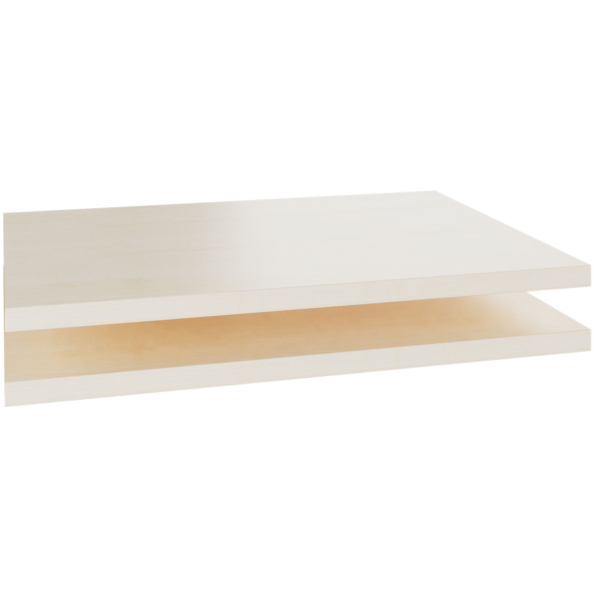 UNI Plancher du sujet pour les portes coulissantes Largeur de l'armoire de cabine: 1000 mm, 2 pièces, érable