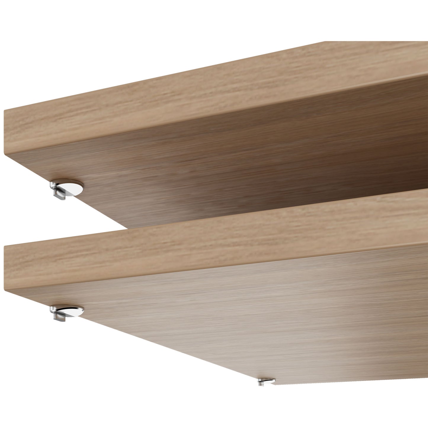 UNI shelf for sliding door wardrobe | Wardrobe width: 1000 mm, 2 pieces, amber oak