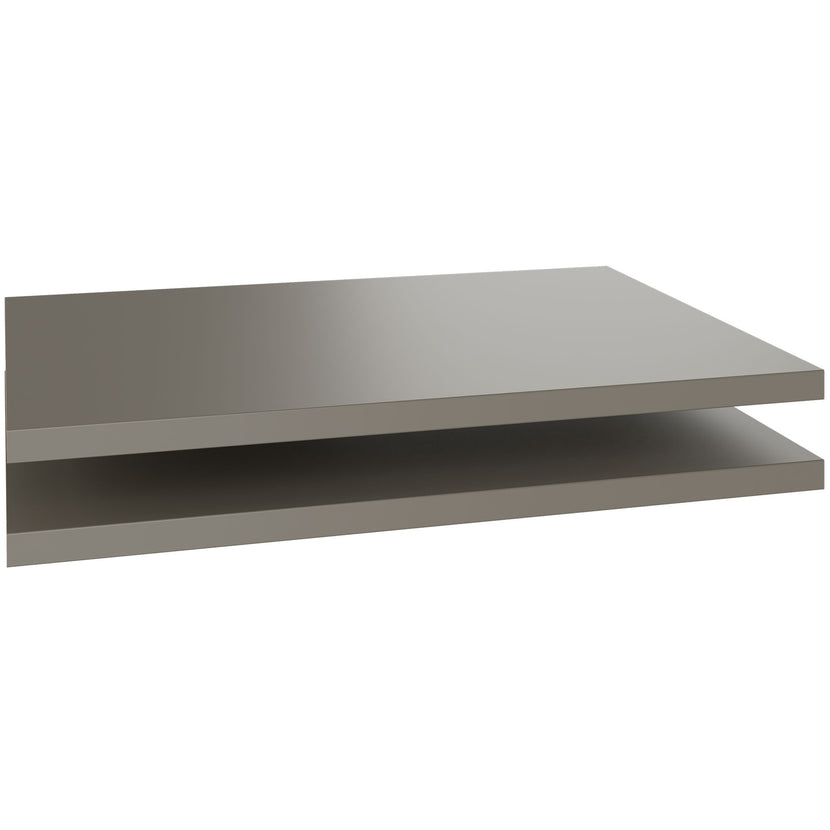 UNI Plancher du sujet pour les portes coulissantes Largeur de cabine de cabine: 1000 mm, 2 pièces, gris cubanite