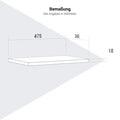 UNI Ripiano interno per armadio con ante scorrevoli | Larghezza armadio: 1000 mm, 2 pezzi, grigio perla  - 4 Thumbnail Image