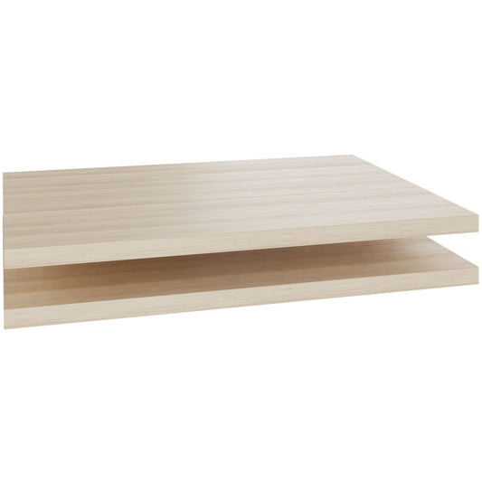 UNI shelf for sliding door cabinet | Cabinet width: 1000 mm, 2 pieces, sand ash