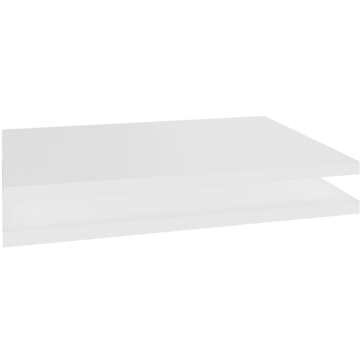 UNI Fachboden für Schiebetürenschrank | Schrankbreite: 1000 mm, 2 Stück, Weiß - 1 Lightbox Main Image