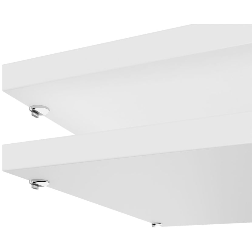 UNI Plancher du sujet pour les portes coulissantes Largeur de cabine de cabine: 1000 mm, 2 pièces, blanc