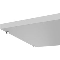 UNI shelf | Cabinet width: 600 mm, 1 piece, pearl grey