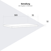 UNI shelf | Cabinet width: 600 mm, 1 piece, pearl grey