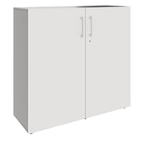 PRO Wing door cabinet | 3 Oh, 800 - 1200 x 1140 mm, soft -close, graphite / white