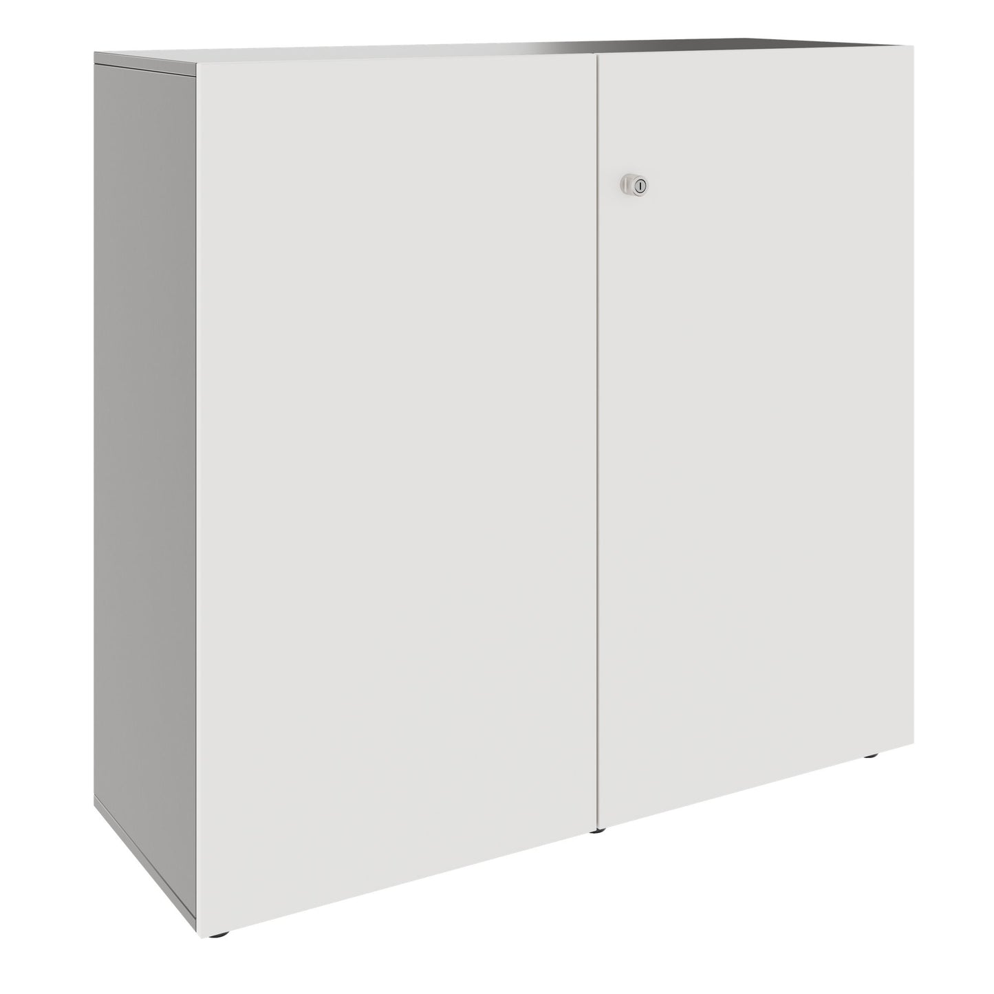 PRO Wing door cabinet | 3 Oh, 800 - 1200 x 1140 mm, soft -close, graphite / white