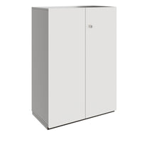 PRO Wing door cabinet | 3 Oh, 800 - 1200 x 1140 mm, soft -close, graphite / white