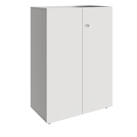 PRO Wing door cabinet | 3 Oh, 800 - 1200 x 1140 mm, soft -close, graphite / white