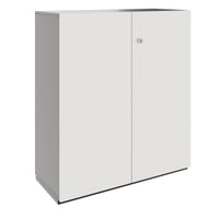 PRO Wing door cabinet | 3 Oh, 800 - 1200 x 1140 mm, soft -close, graphite / white