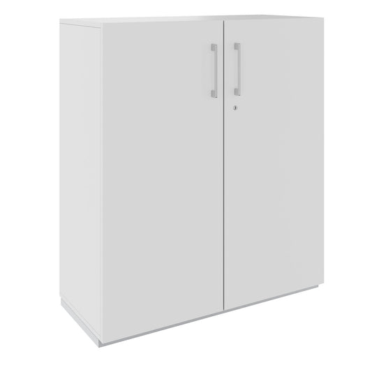 PRO Flügeltürenschrank | 3 OH, 800 - 1200 x 1140 mm, Soft-Close, Grau