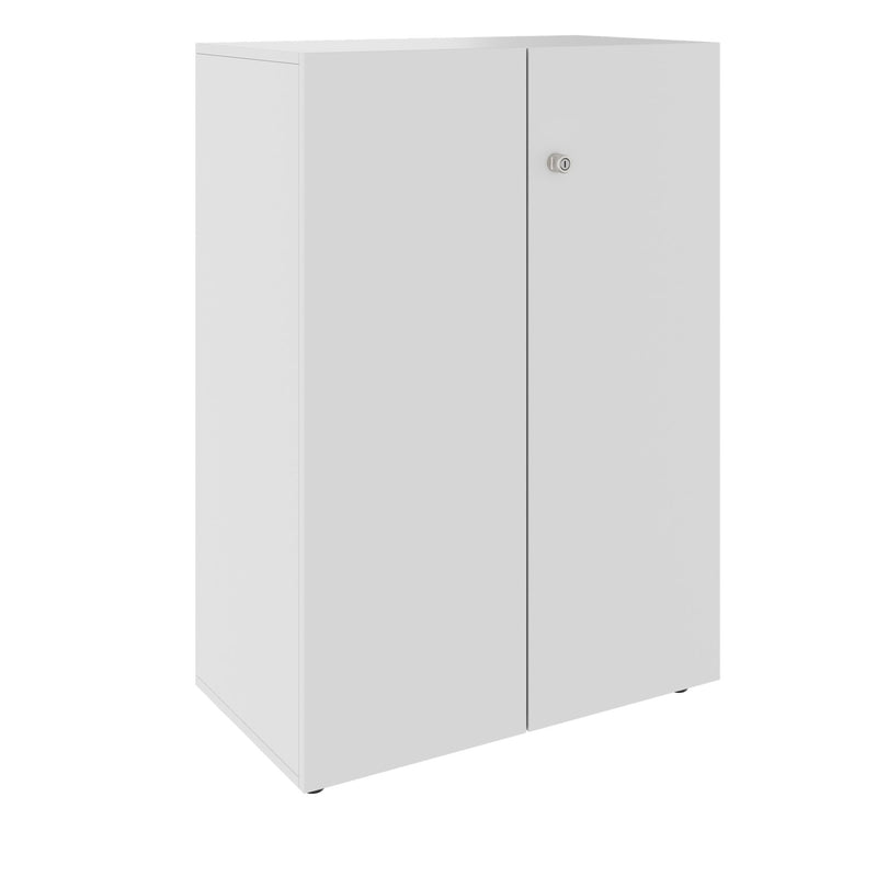 PRO Flügeltürenschrank | 3 OH, 800 - 1200 x 1140 mm, Soft-Close, Grau - 1 Main Image